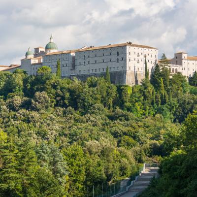 Montecassino Abbey Italy Rebuilding After Second World War
